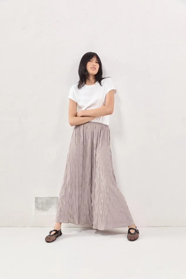 VRG GRL Skirts Solara Midi Skirt Smoke 8211 Women