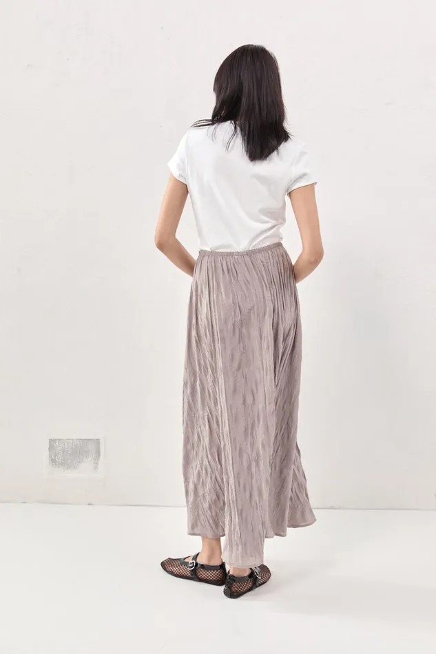 VRG GRL Skirts Solara Midi Skirt Smoke 8211 Women VRG GRL Skirts Solara Midi Skirt Smoke 8211 Women