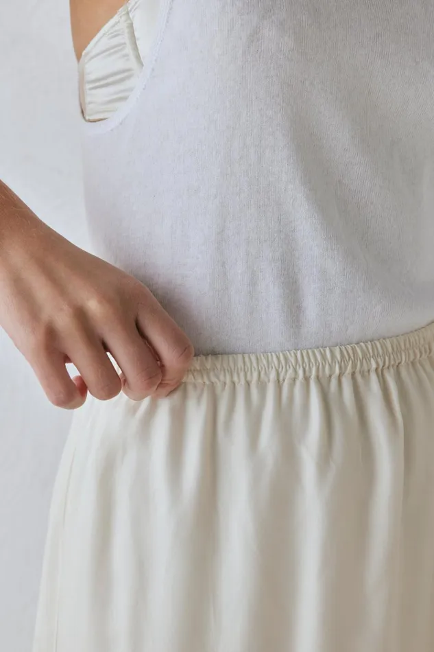 VRG GRL Skirts Spritz Midi Skirt Cream 8211 Women VRG GRL Skirts Spritz Midi Skirt Cream 8211 Women