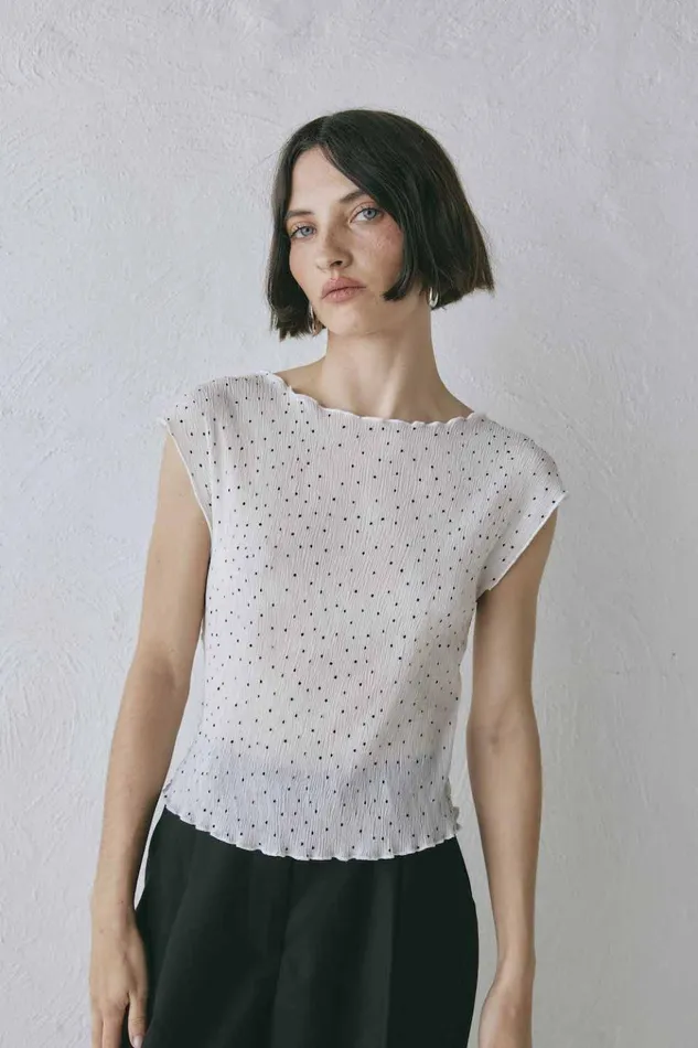 VRG GRL Sleeveless Retrofuture Top Dot 8211 Women VRG GRL Sleeveless Retrofuture Top Dot 8211 Women