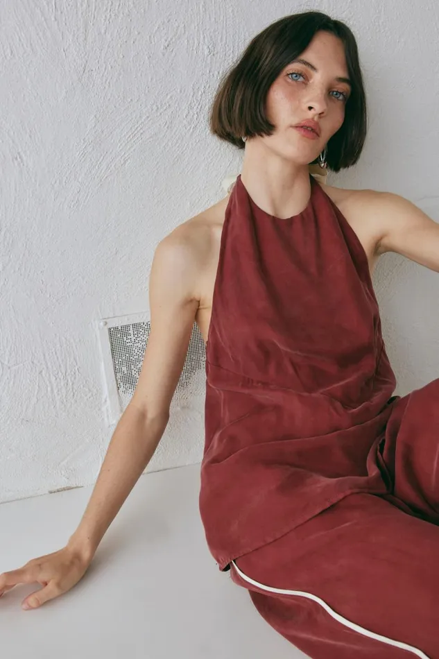 VRG GRL Sleeveless Sierra Top Wine 8211 Women