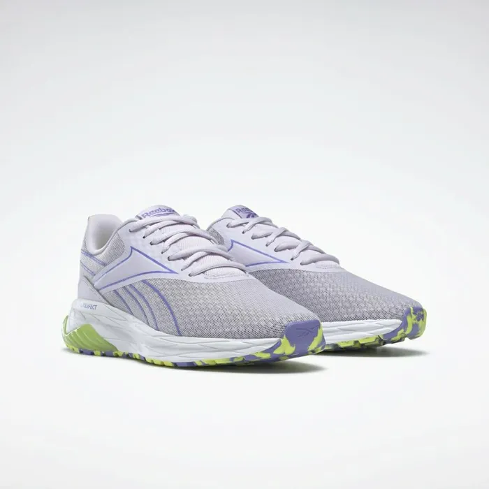 Walking Shoes Womens Reebok Liquifect 180 2 Running Shoes Luminous Lilac Hyper Purple Yellow Flare
