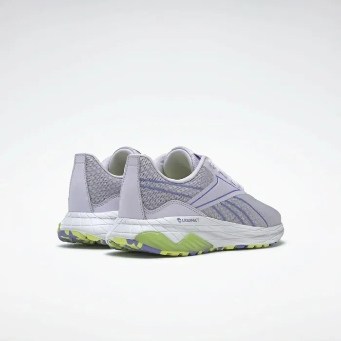 Walking Shoes Womens Reebok Liquifect 180 2 Running Shoes Luminous Lilac Hyper Purple Yellow Flare