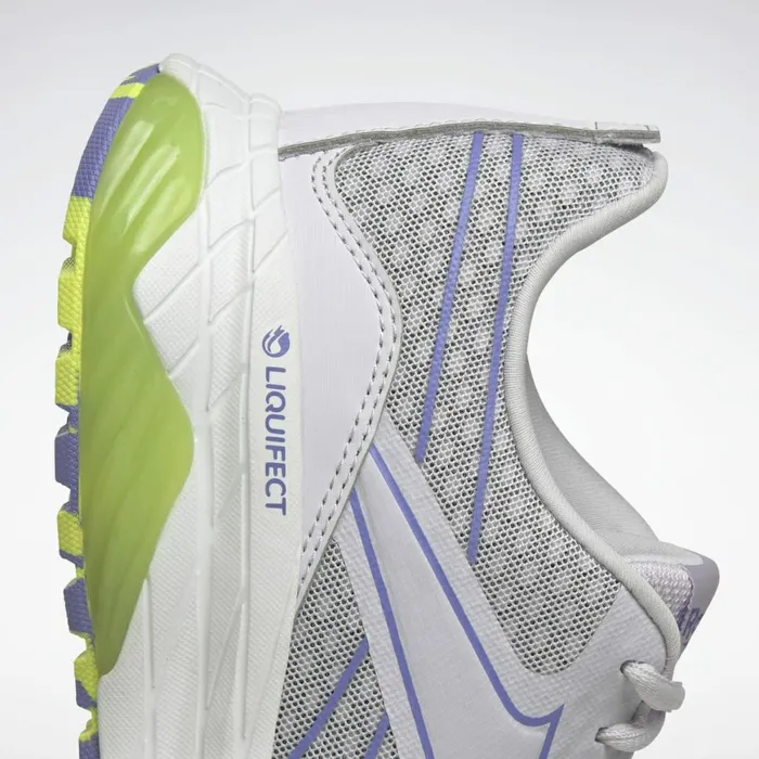 Walking Shoes Womens Reebok Liquifect 180 2 Running Shoes Luminous Lilac Hyper Purple Yellow Flare
