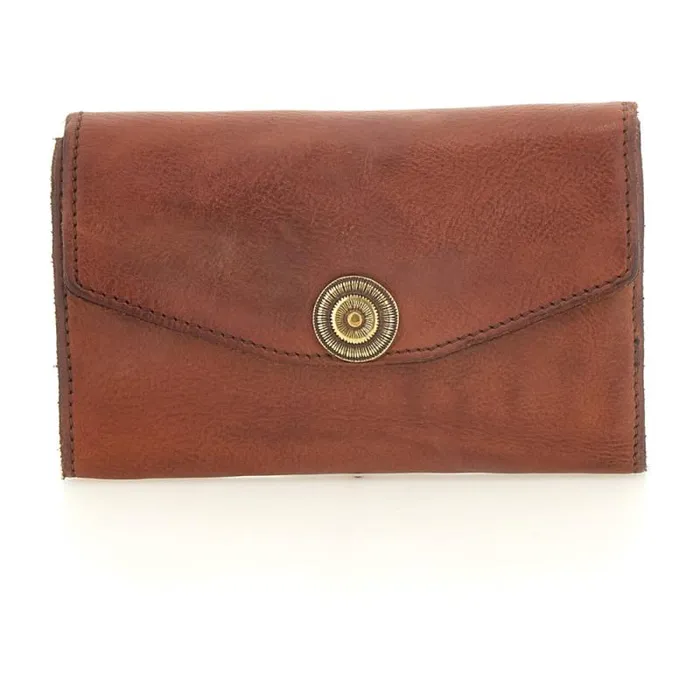 Wallets And Small Leather Accessories Women Campomaggi Ossidiana Cognac