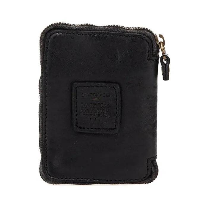 Wallets And Small Leather Accessories WomenMen Campomaggi Apollo Black Wallets And Small Leather Accessories WomenMen Campomaggi Apollo Black