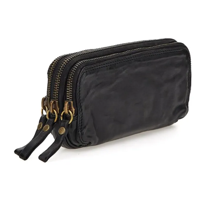 Wallets And Small Leather Accessories WomenMen Campomaggi Classic Black Wallets And Small Leather Accessories WomenMen Campomaggi Classic Black