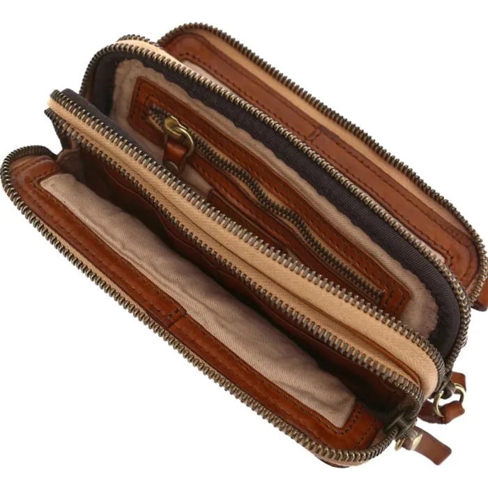 Wallets And Small Leather Accessories WomenMen Campomaggi Classic Cognac Wallets And Small Leather Accessories WomenMen Campomaggi Classic Cognac