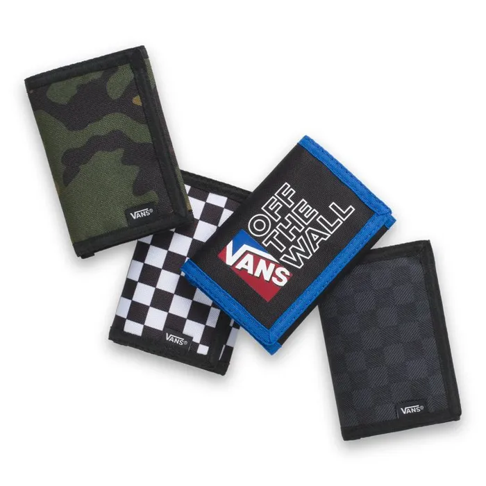 Wallets Men Vans Slipped Wallet Blackwhite Check Wallets Men Vans Slipped Wallet Blackwhite Check