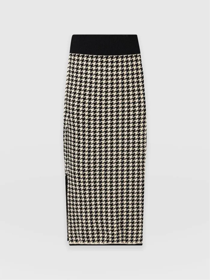 Warren Pencil Skirt 8211 Houndstooth Houndstooth Women Saint And Sofia Skirts