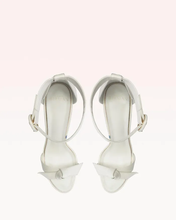 White Platform Sandals For Wedding 8211 Clarita Platform Bridal 120 8211 Alexandre Birman Bridal White andamp Golden Women Alexandre Birman Platforms
