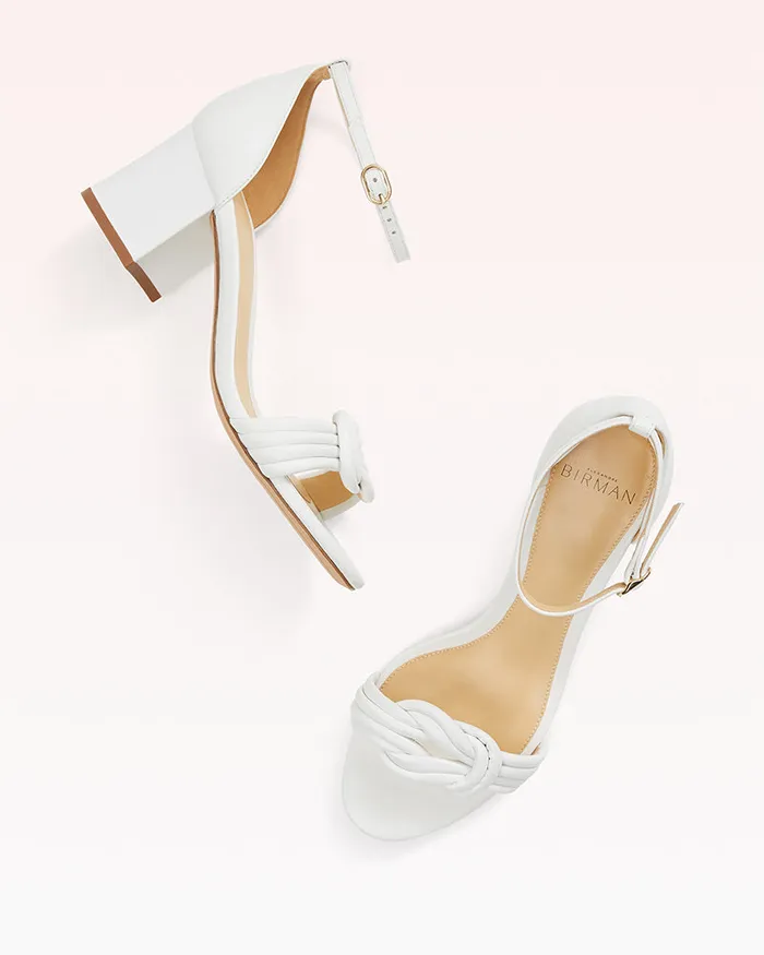 White Sandals For 8211 Alexandre Birman Vicky Block 60 Low Heel Sandal White Women Alexandre Birman Sandals