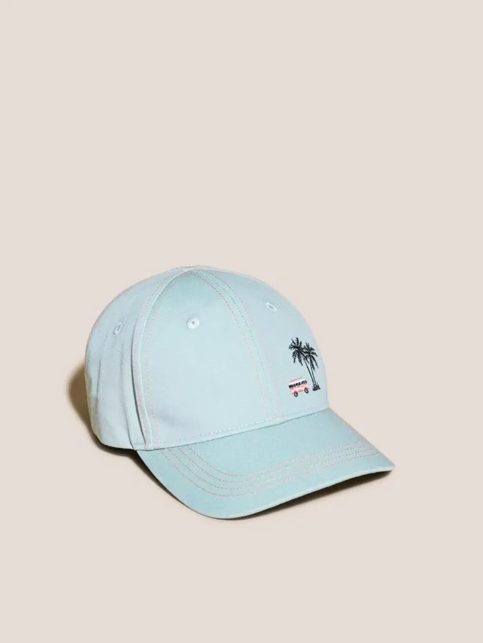 White Stuff ACCESSORIES Boys Embroidered Cap Mid Teal 8211 Kids White Stuff ACCESSORIES Boys Embroidered Cap Mid Teal 8211 Kids