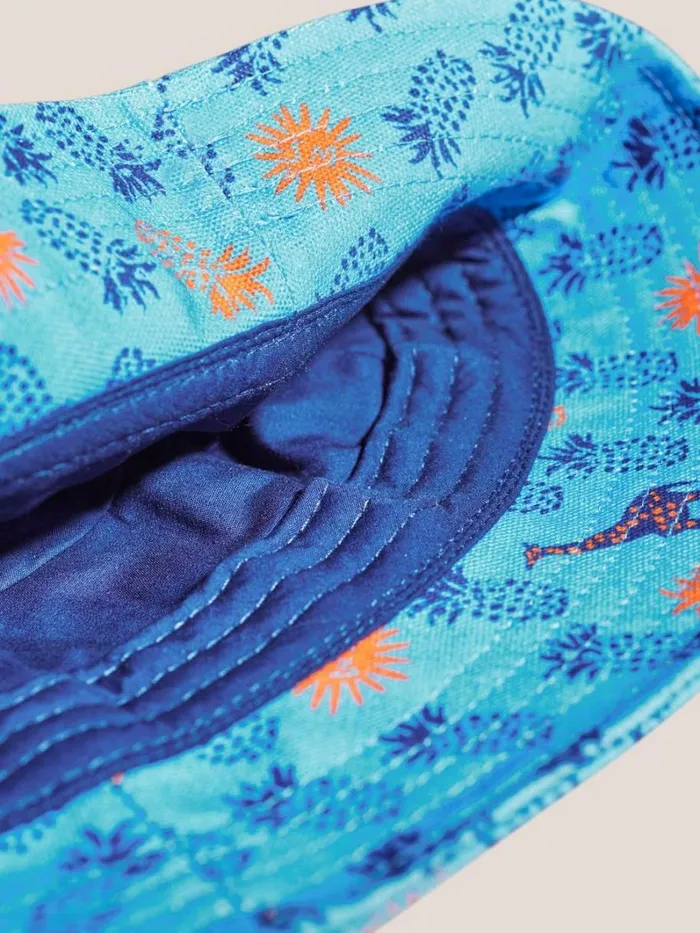 White Stuff ACCESSORIES Boys Printed Bucket Hat Blue Multi 8211 Kids White Stuff ACCESSORIES Boys Printed Bucket Hat Blue Multi 8211 Kids