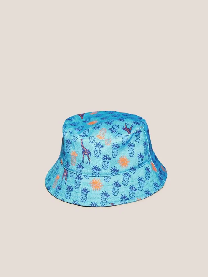 White Stuff ACCESSORIES Boys Printed Bucket Hat Blue Multi 8211 Kids White Stuff ACCESSORIES Boys Printed Bucket Hat Blue Multi 8211 Kids