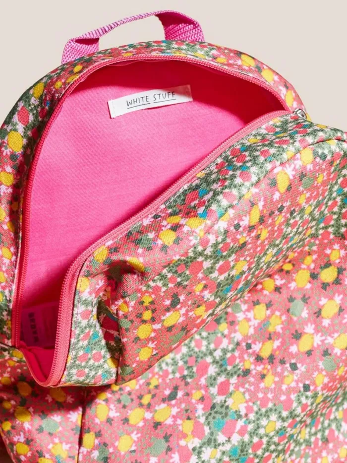 White Stuff ACCESSORIES Girls Backpack Pink Multi 8211 Kids White Stuff ACCESSORIES Girls Backpack Pink Multi 8211 Kids