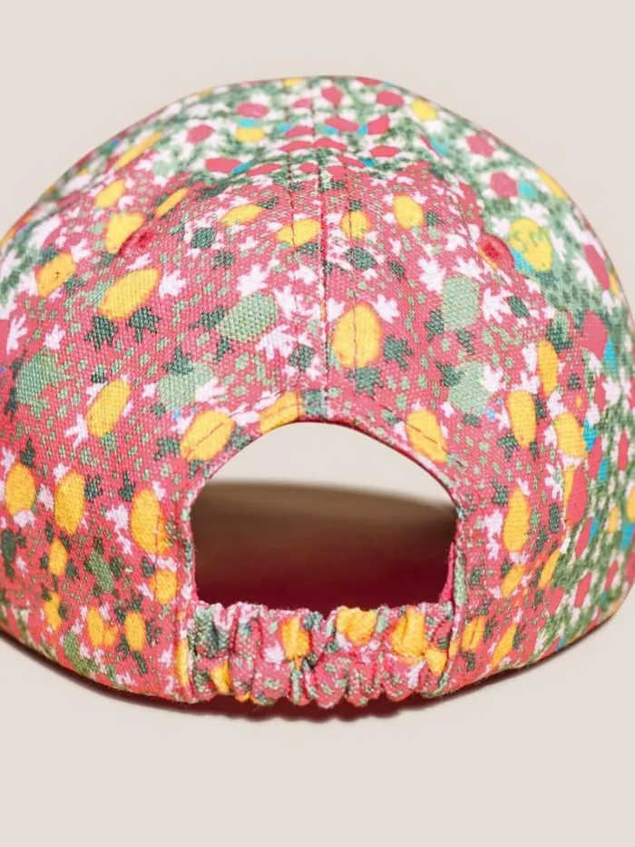 White Stuff ACCESSORIES Girls Printed Cap Pink Multi 8211 Kids White Stuff ACCESSORIES Girls Printed Cap Pink Multi 8211 Kids