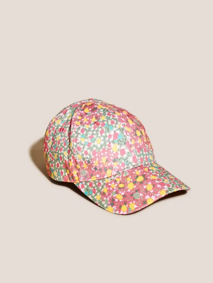 White Stuff ACCESSORIES Girls Printed Cap Pink Multi 8211 Kids White Stuff ACCESSORIES Girls Printed Cap Pink Multi 8211 Kids