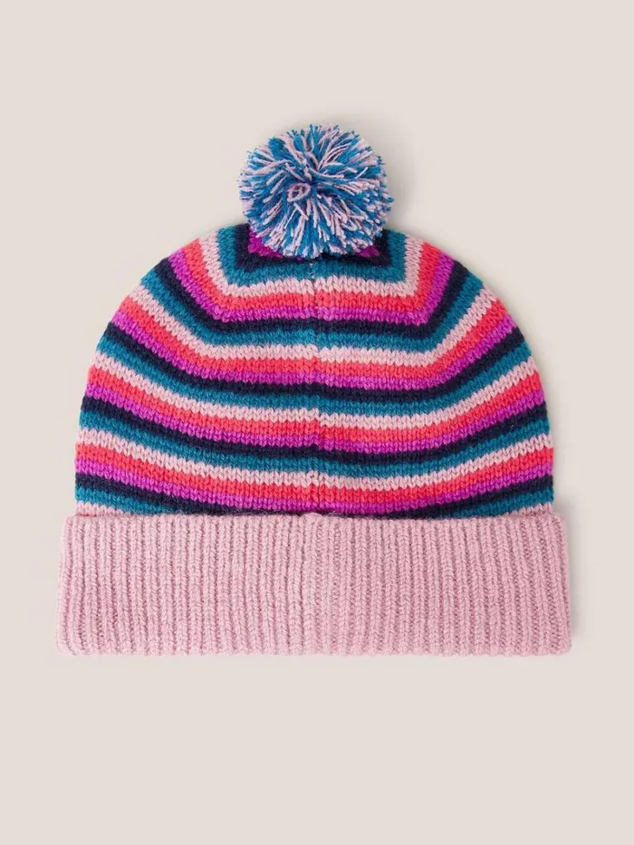 White Stuff ACCESSORIES Multi Stripe Hat Pink Multi 8211 Kids White Stuff ACCESSORIES Multi Stripe Hat Pink Multi 8211 Kids