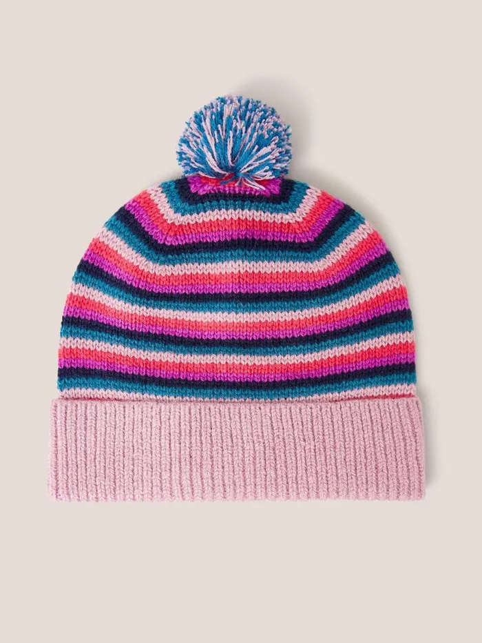 White Stuff ACCESSORIES Multi Stripe Hat Pink Multi 8211 Kids White Stuff ACCESSORIES Multi Stripe Hat Pink Multi 8211 Kids