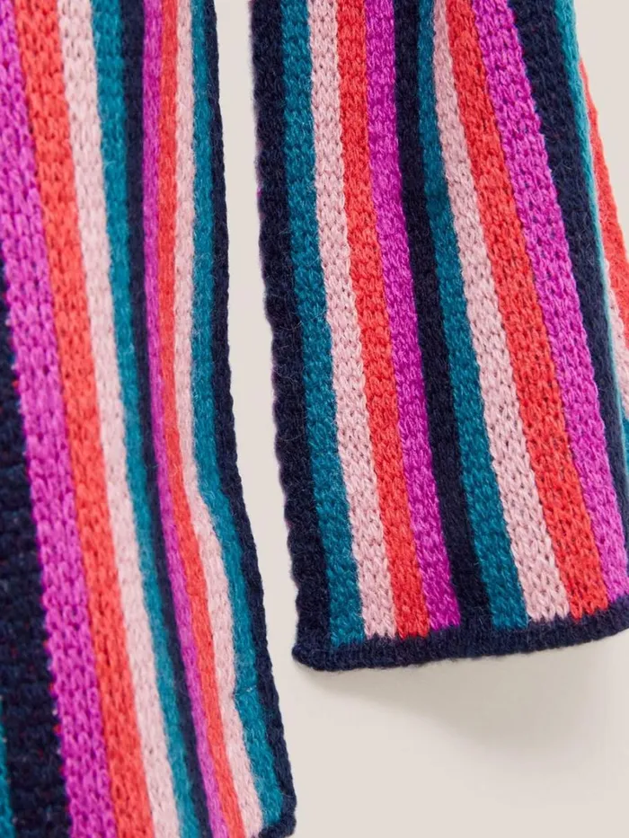 White Stuff ACCESSORIES Multi Stripe Scarf Pink Multi 8211 Kids White Stuff ACCESSORIES Multi Stripe Scarf Pink Multi 8211 Kids