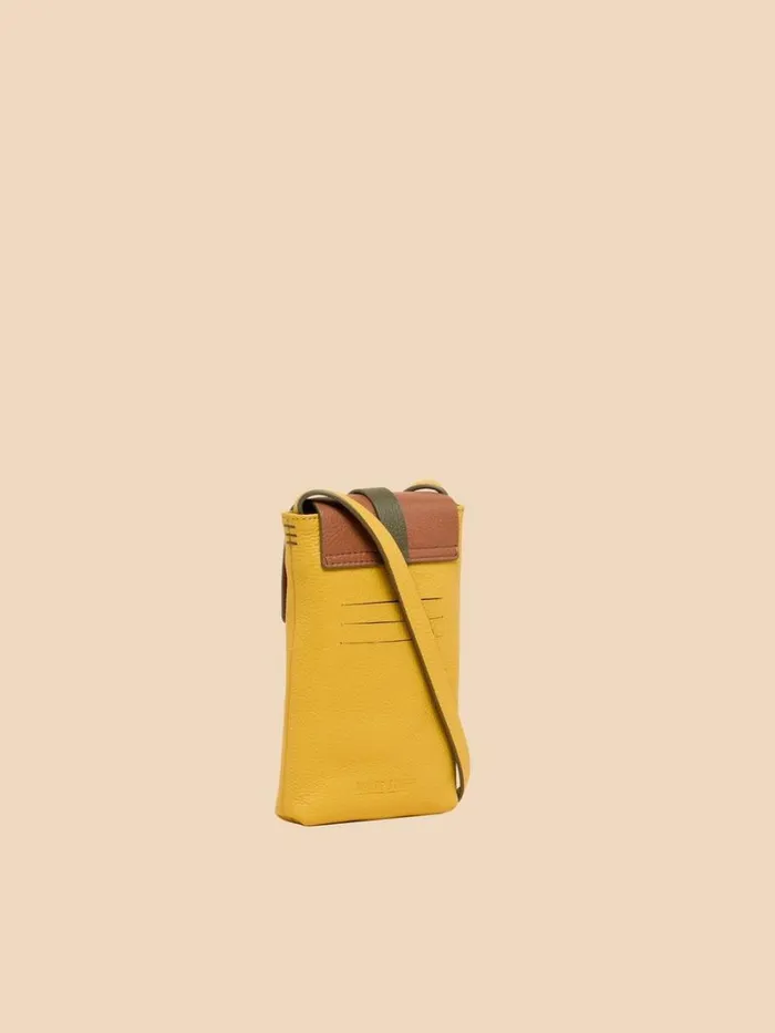 White Stuff BAGS and PURSES Clara Buckle Leather Phone Bag Chartreuse Multi 8211 Women White Stuff BAGS and PURSES Clara Buckle Leather Phone Bag Chartreuse Multi 8211 Women