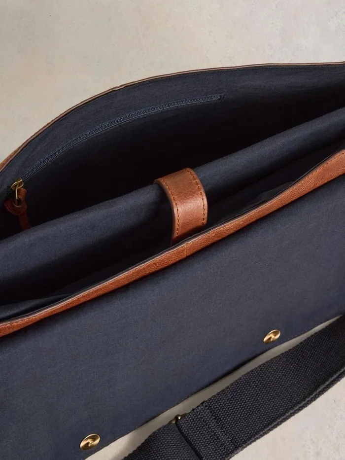 White Stuff BAGS Teddy Leather Messenger Bag Mid Tan 8211 Men White Stuff BAGS Teddy Leather Messenger Bag Mid Tan 8211 Men