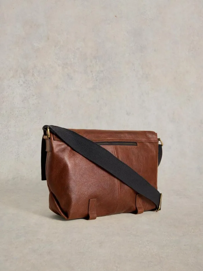 White Stuff BAGS Teddy Leather Messenger Bag Mid Tan 8211 Men White Stuff BAGS Teddy Leather Messenger Bag Mid Tan 8211 Men