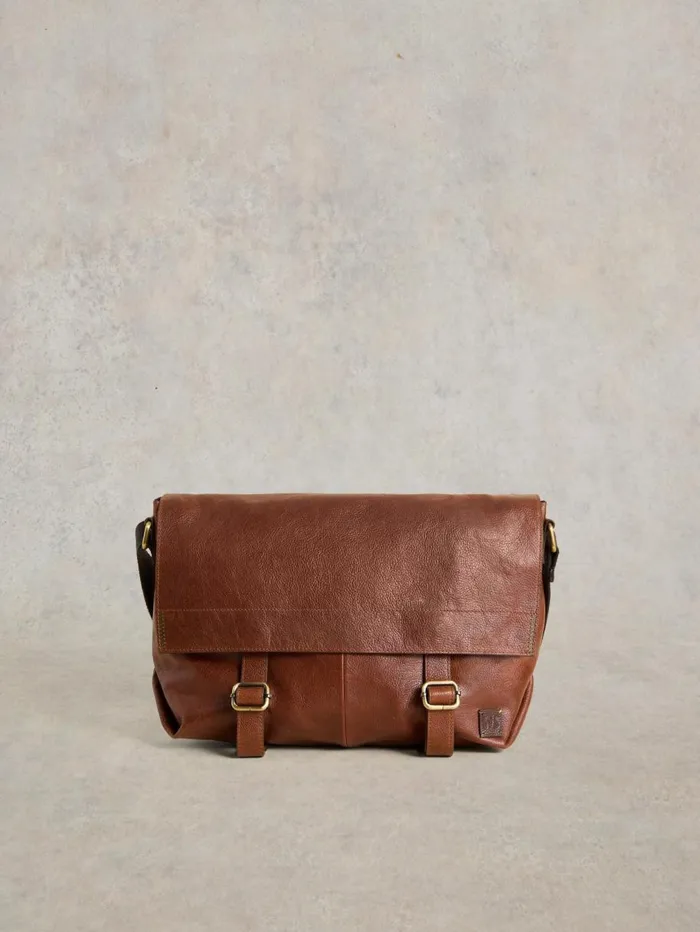White Stuff BAGS Teddy Leather Messenger Bag Mid Tan 8211 Men White Stuff BAGS Teddy Leather Messenger Bag Mid Tan 8211 Men
