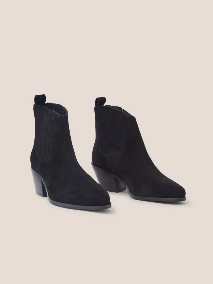 White Stuff BOOTS Cherry Suede Ankle Boot Pure Black 8211 Women White Stuff BOOTS Cherry Suede Ankle Boot Pure Black 8211 Women