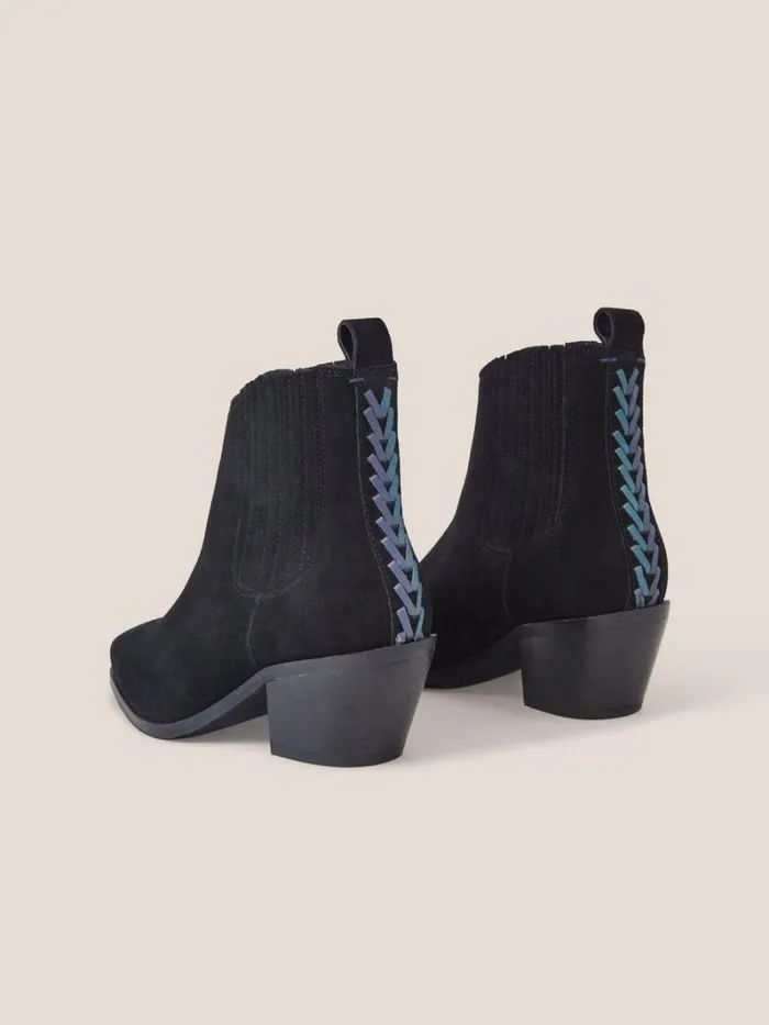 White Stuff BOOTS Cherry Suede Ankle Boot Pure Black 8211 Women White Stuff BOOTS Cherry Suede Ankle Boot Pure Black 8211 Women