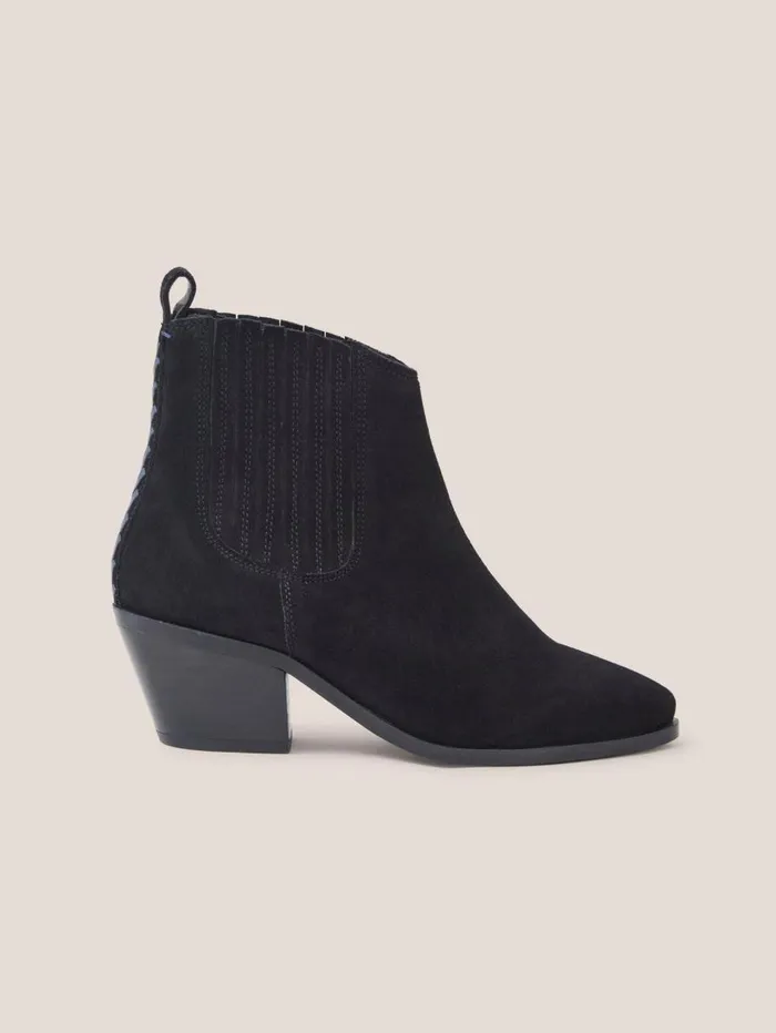 White Stuff BOOTS Cherry Suede Ankle Boot Pure Black 8211 Women White Stuff BOOTS Cherry Suede Ankle Boot Pure Black 8211 Women