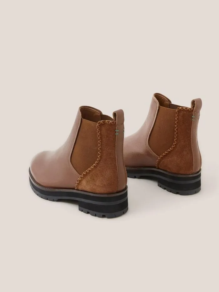 White Stuff BOOTS Wide Fit Leather Chelsea Boot Mid Tan 8211 Women White Stuff BOOTS Wide Fit Leather Chelsea Boot Mid Tan 8211 Women
