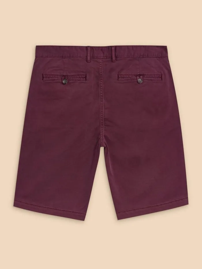 White Stuff CHINOS Sutton Organic Chino Short Dk Plum 8211 Men White Stuff CHINOS Sutton Organic Chino Short Dk Plum 8211 Men