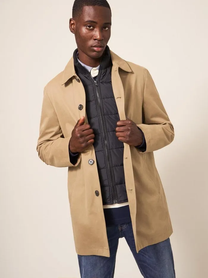 White Stuff COATS and JACKETS Anderson Mac Dark Tan 8211 Men White Stuff COATS and JACKETS Anderson Mac Dark Tan 8211 Men