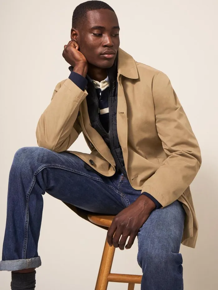 White Stuff COATS and JACKETS Anderson Mac Dark Tan 8211 Men White Stuff COATS and JACKETS Anderson Mac Dark Tan 8211 Men