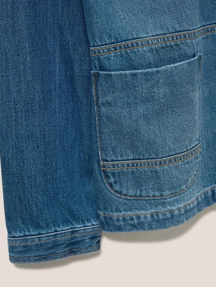 White Stuff COATS and JACKETS Carrie Denim Cotton Jacket Mid Denim 8211 Women White Stuff COATS and JACKETS Carrie Denim Cotton Jacket Mid Denim 8211 Women