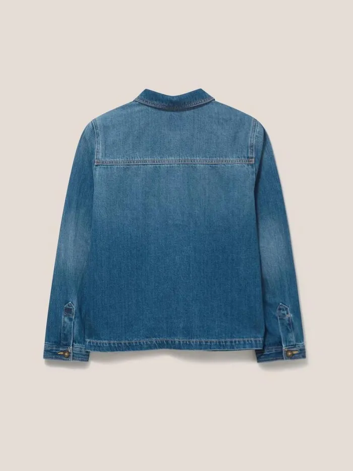 White Stuff COATS and JACKETS Carrie Denim Cotton Jacket Mid Denim 8211 Women White Stuff COATS and JACKETS Carrie Denim Cotton Jacket Mid Denim 8211 Women