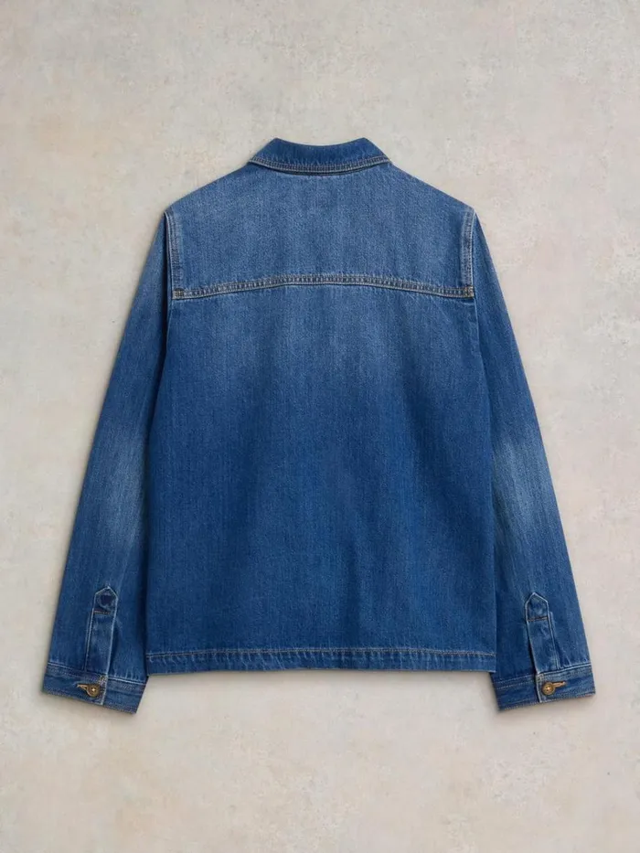 White Stuff COATS and JACKETS Carrie Denim Jacket Mid Denim 8211 Women White Stuff COATS and JACKETS Carrie Denim Jacket Mid Denim 8211 Women