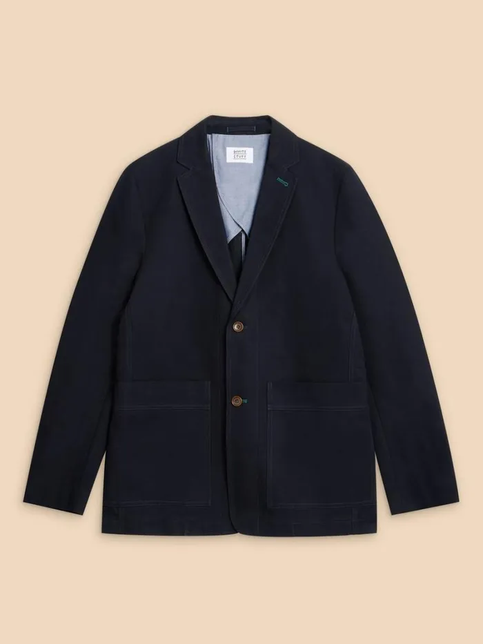 White Stuff COATS and JACKETS Chiltern Blazer Dark Navy 8211 Men White Stuff COATS and JACKETS Chiltern Blazer Dark Navy 8211 Men
