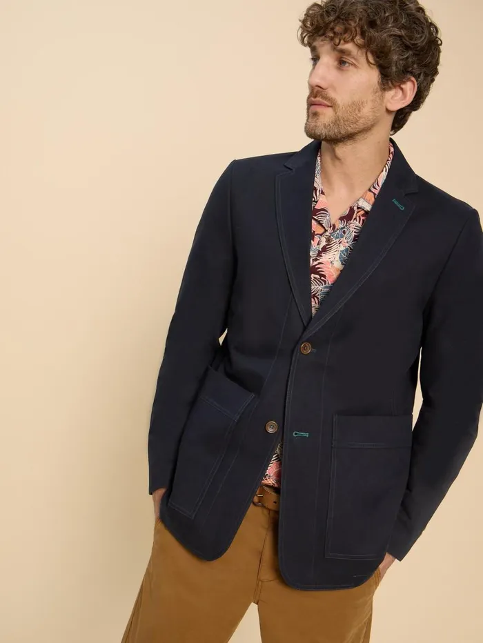 White Stuff COATS and JACKETS Chiltern Blazer Dark Navy 8211 Men White Stuff COATS and JACKETS Chiltern Blazer Dark Navy 8211 Men