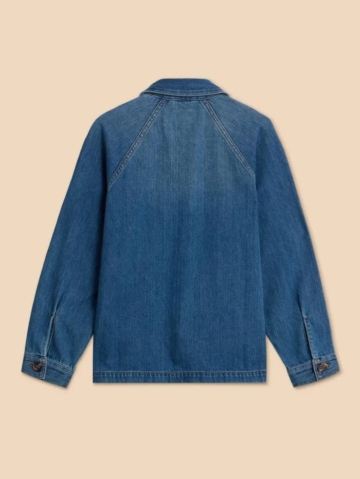 White Stuff COATS and JACKETS Eden Denim Relaxed Jacket Mid Denim 8211 Women White Stuff COATS and JACKETS Eden Denim Relaxed Jacket Mid Denim 8211 Women