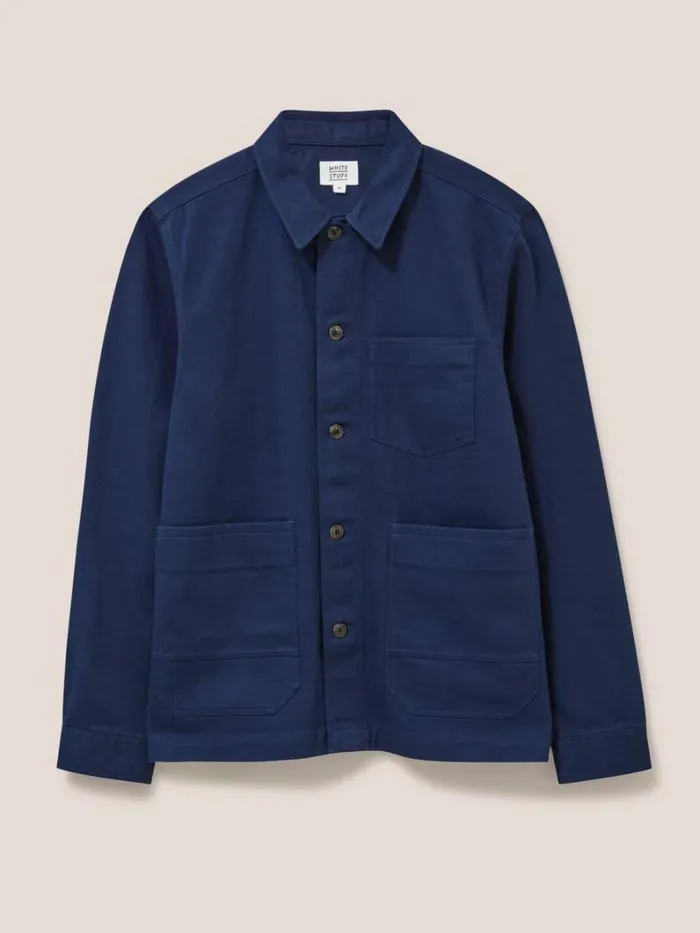 White Stuff COATS and JACKETS Fabien Chore Jacket French Navy 8211 Men White Stuff COATS and JACKETS Fabien Chore Jacket French Navy 8211 Men
