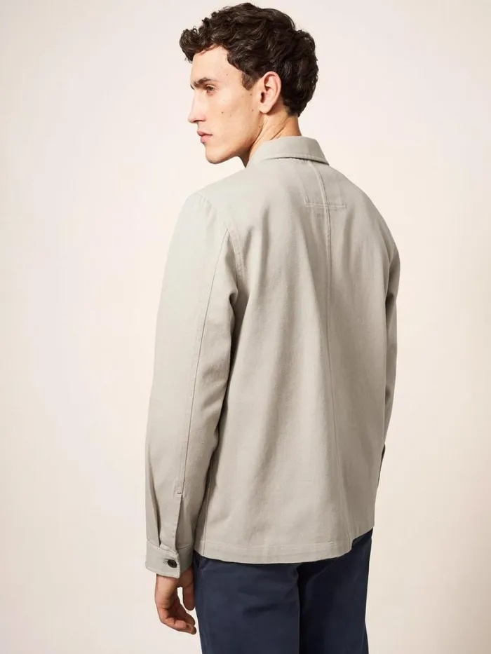 White Stuff COATS and JACKETS Fabien Chore Jacket Light Natural 8211 Men White Stuff COATS and JACKETS Fabien Chore Jacket Light Natural 8211 Men