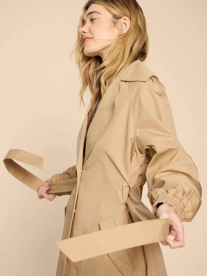 White Stuff COATS and JACKETS Finley Trench Coat Light Natural 8211 Women White Stuff COATS and JACKETS Finley Trench Coat Light Natural 8211 Women