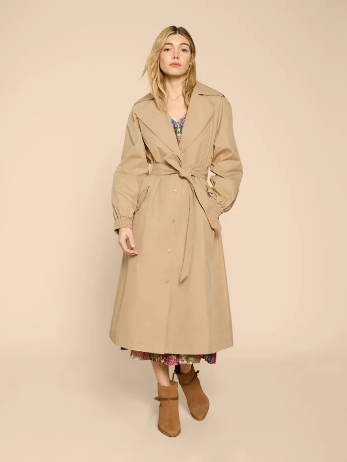 White Stuff COATS and JACKETS Finley Trench Coat Light Natural 8211 Women White Stuff COATS and JACKETS Finley Trench Coat Light Natural 8211 Women