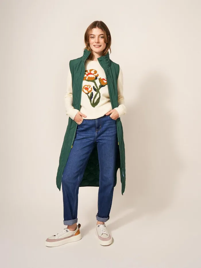 White Stuff COATS and JACKETS Maddison Quilted Gilet Mid Green 8211 Women White Stuff COATS and JACKETS Maddison Quilted Gilet Mid Green 8211 Women