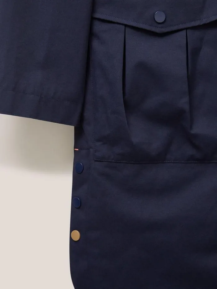 White Stuff COATS and JACKETS Millie Waterproof Coat Navy Multi 8211 Women White Stuff COATS and JACKETS Millie Waterproof Coat Navy Multi 8211 Women