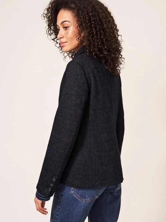White Stuff COATS and JACKETS Olivia Wool Mix Blazer Grey Multi 8211 Women White Stuff COATS and JACKETS Olivia Wool Mix Blazer Grey Multi 8211 Women