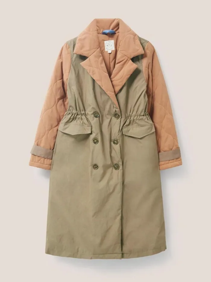 White Stuff COATS and JACKETS Peyton Quilted Mac Natural Multi 8211 Women White Stuff COATS and JACKETS Peyton Quilted Mac Natural Multi 8211 Women